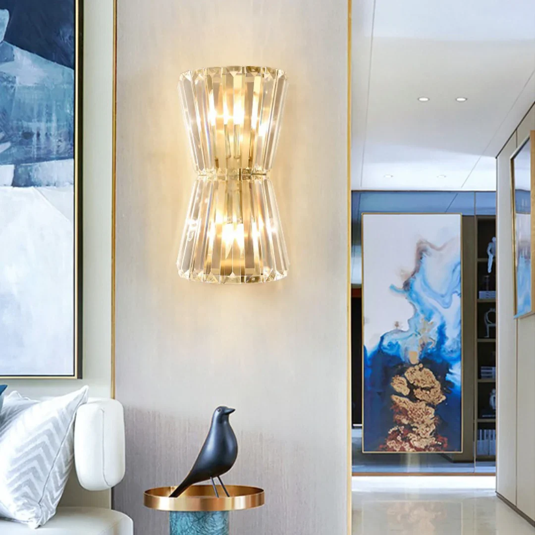 Tapered Crystal Wall Lamp - Image 12