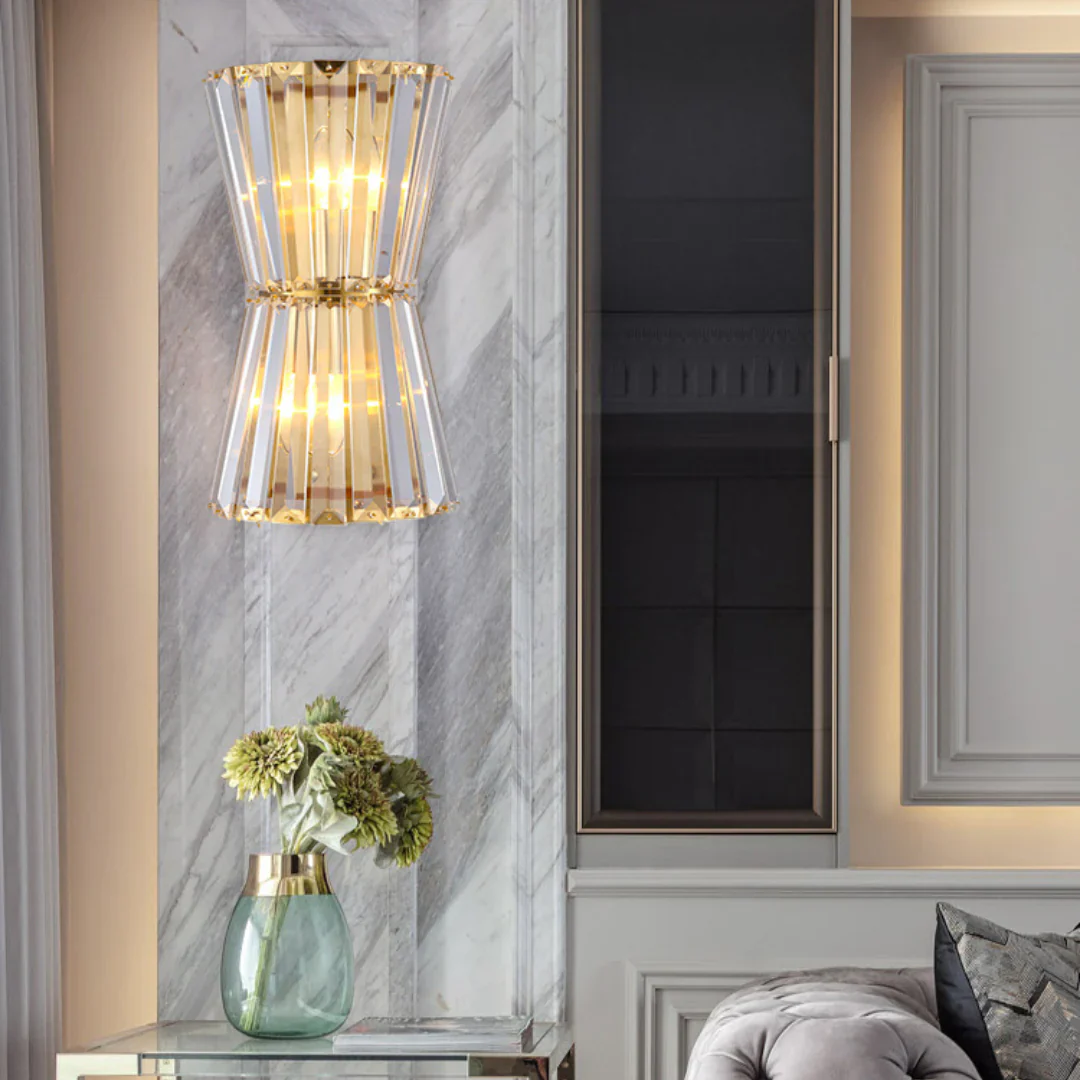 Tapered Crystal Wall Lamp - Image 13