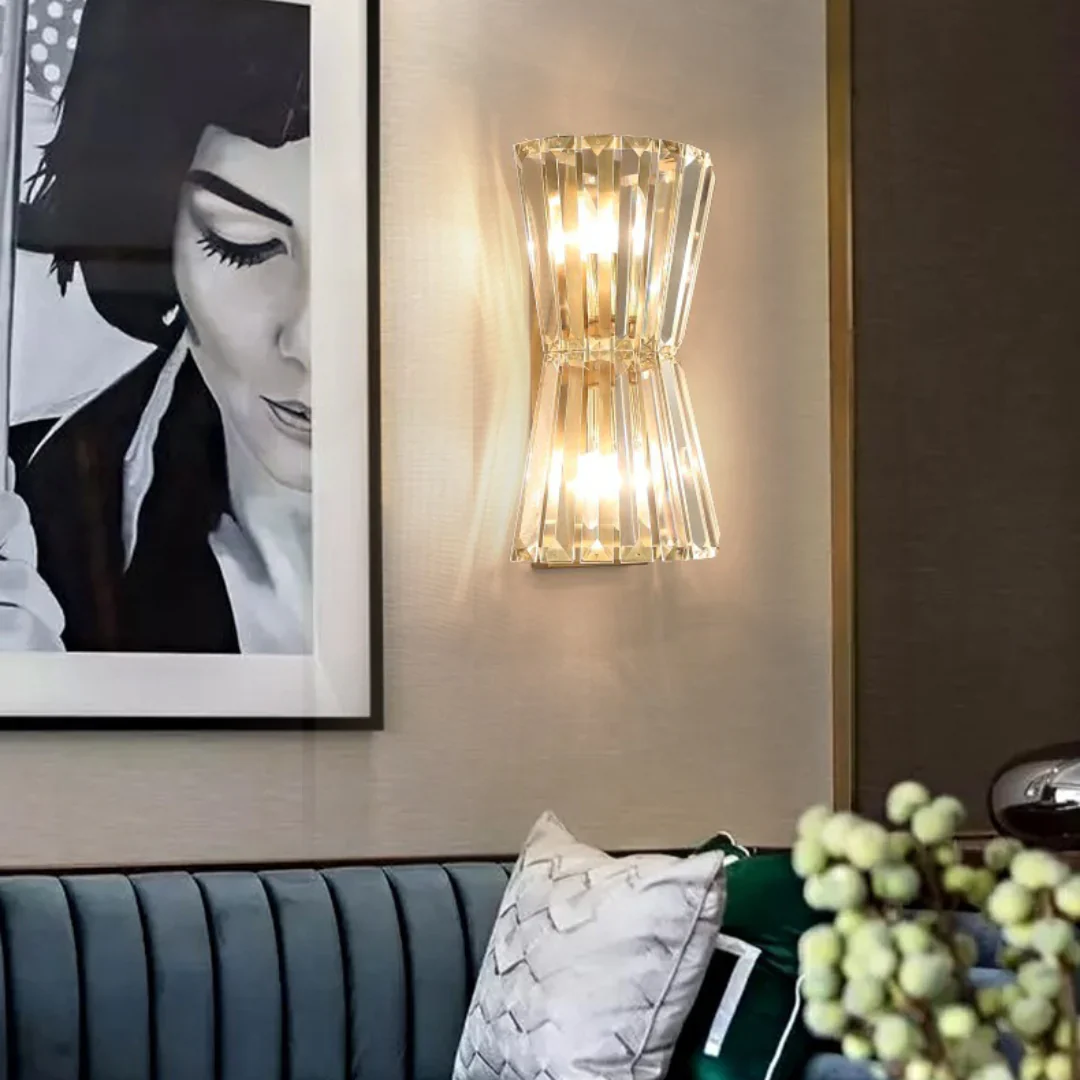 Tapered Crystal Wall Lamp - Image 14