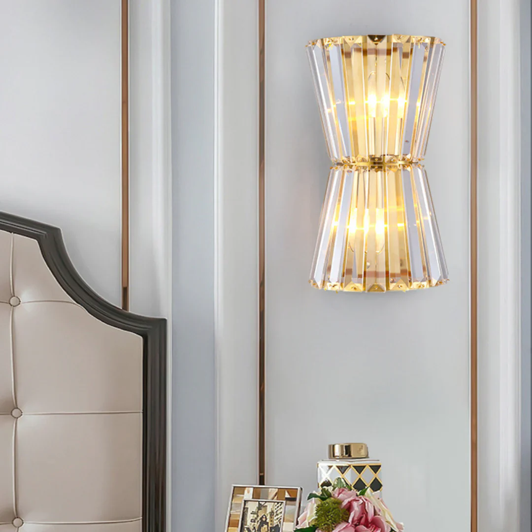 Tapered Crystal Wall Lamp - Image 8
