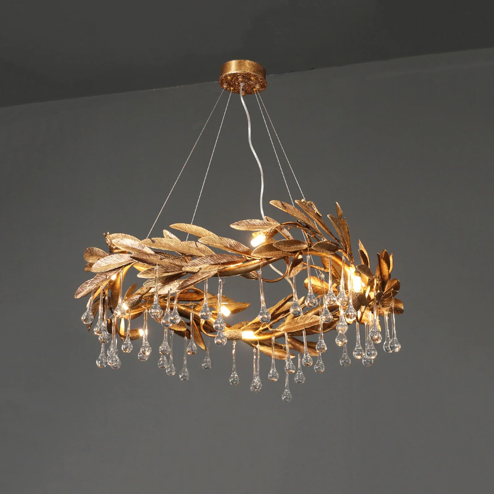 Teardrop Crystal Blade Chandelier - Image 16