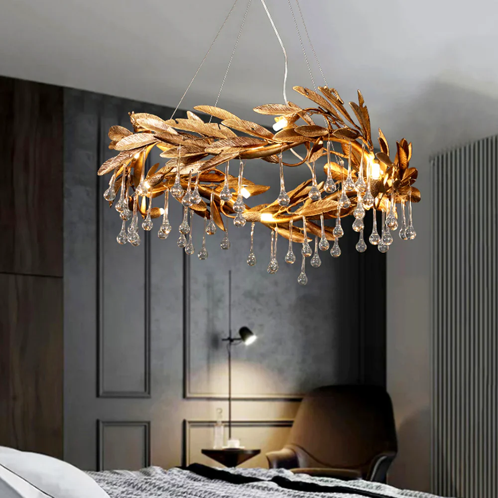 Teardrop Crystal Blade Chandelier - Image 4