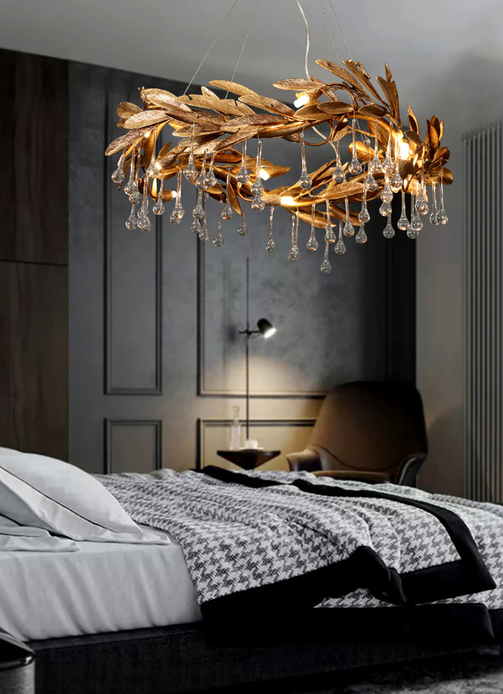 Teardrop Crystal Blade Chandelier - Image 8
