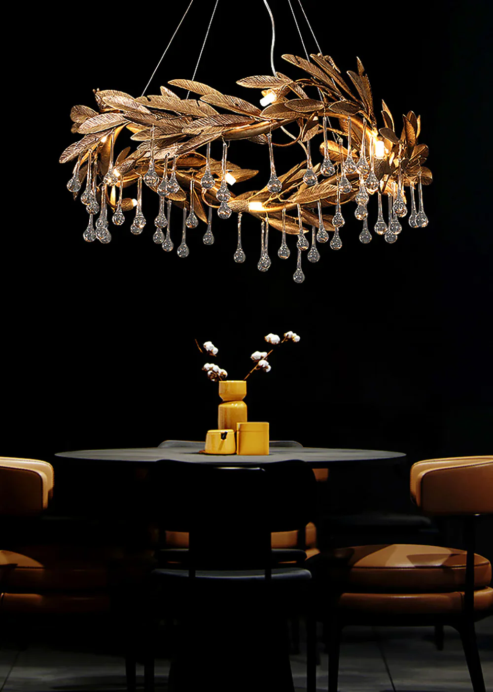 Teardrop Crystal Blade Chandelier - Image 9