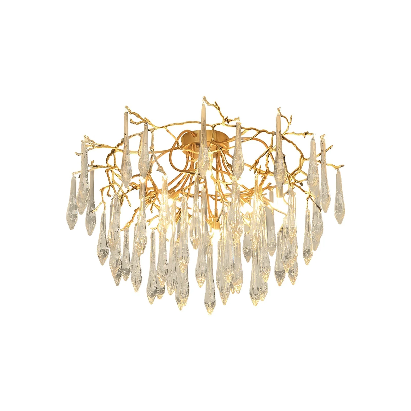 Teardrop Round Crystal Ceiling Lamp - Image 28