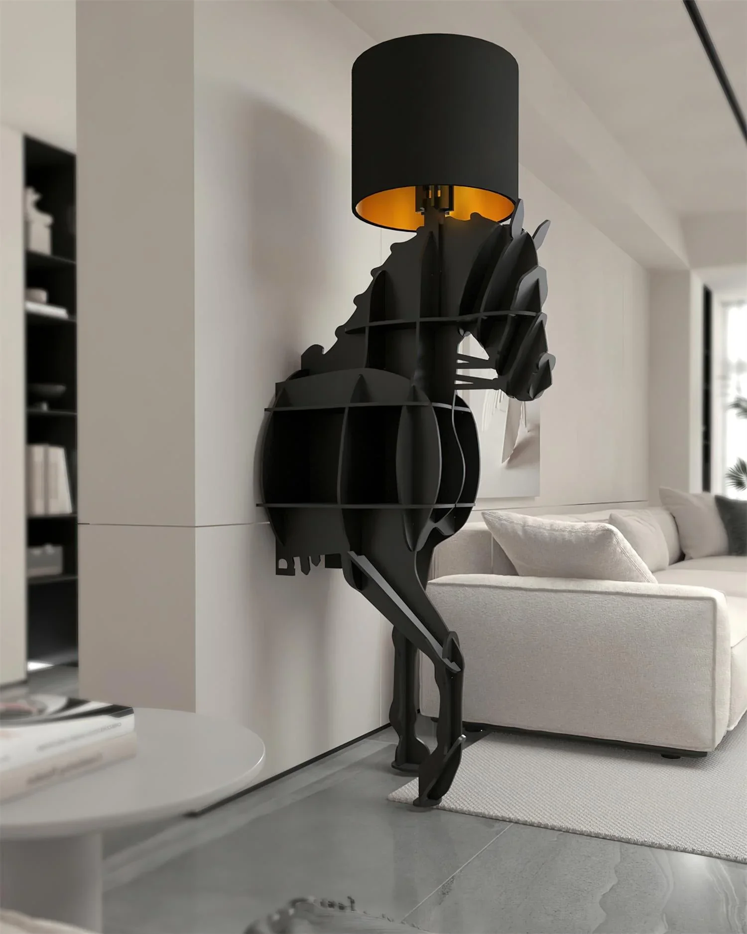 Tete Horse Stand Floor Lamp - Image 6