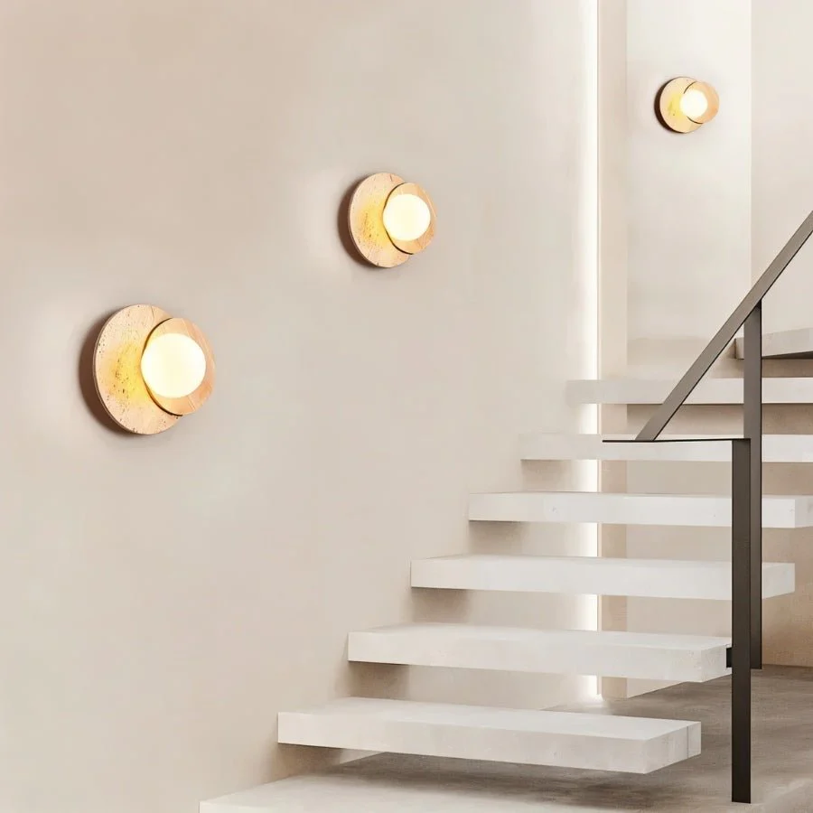 Teus Travertine Wall Lamp - Image 9