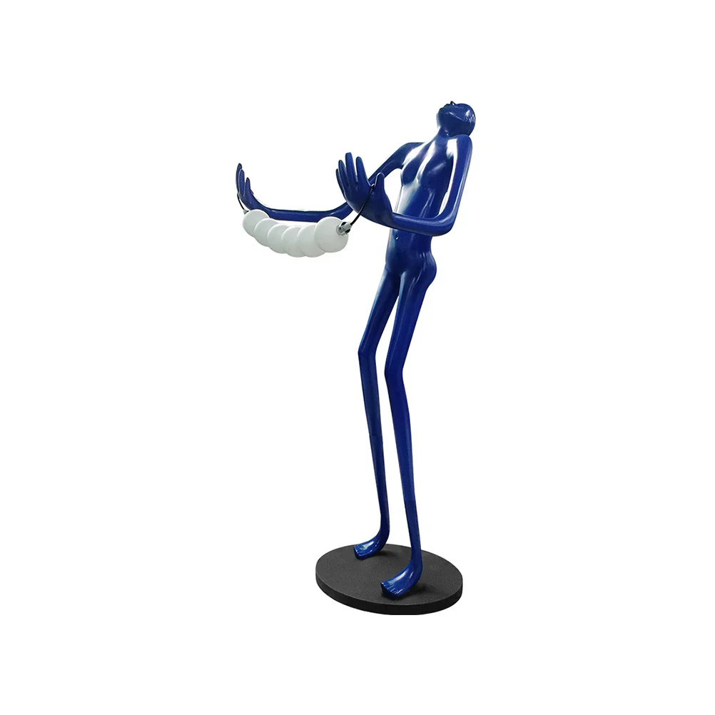 Tilt Head Human Sculpture Floor Lamp - Image 15
