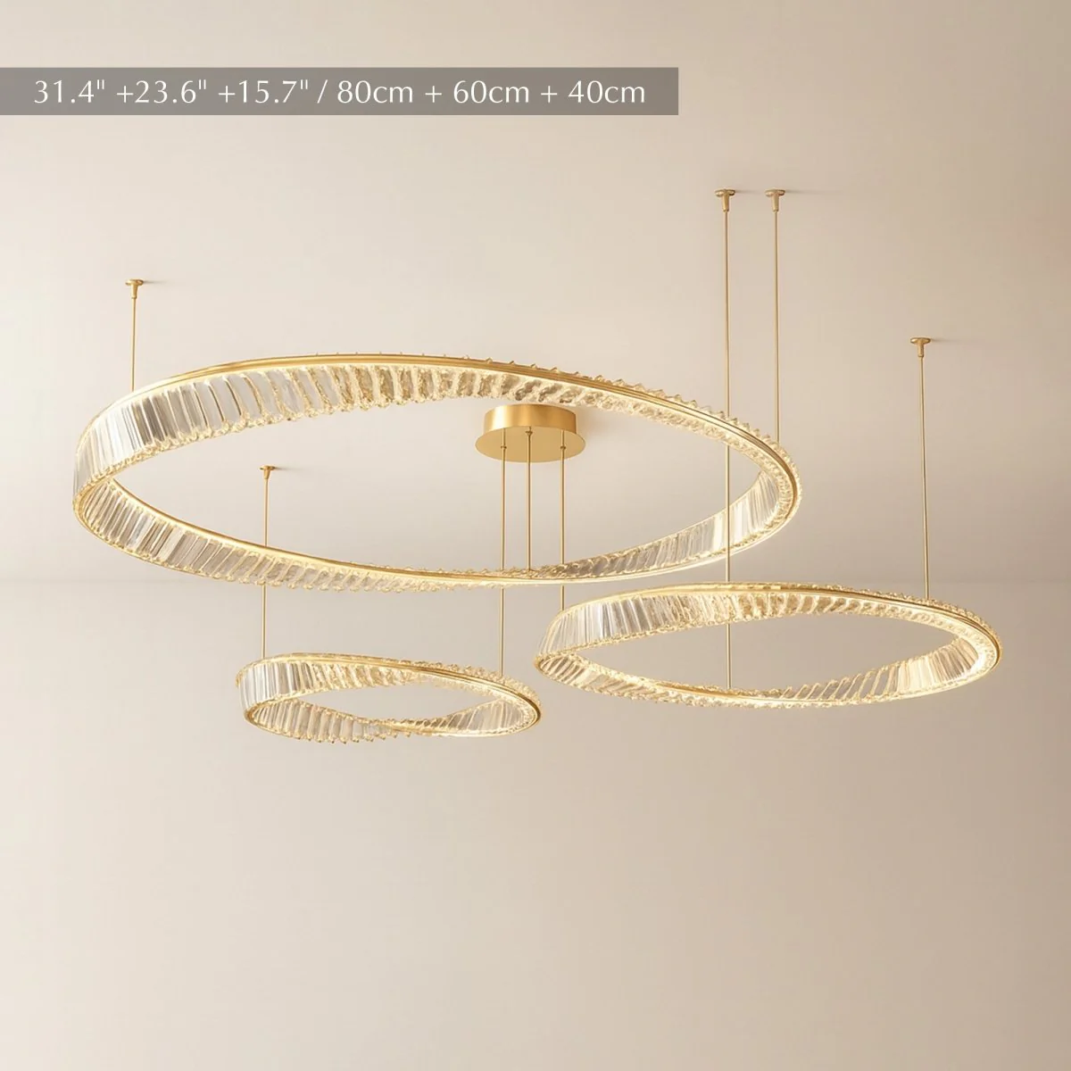 Tiwa 3-Tier Chandelier - Image 10