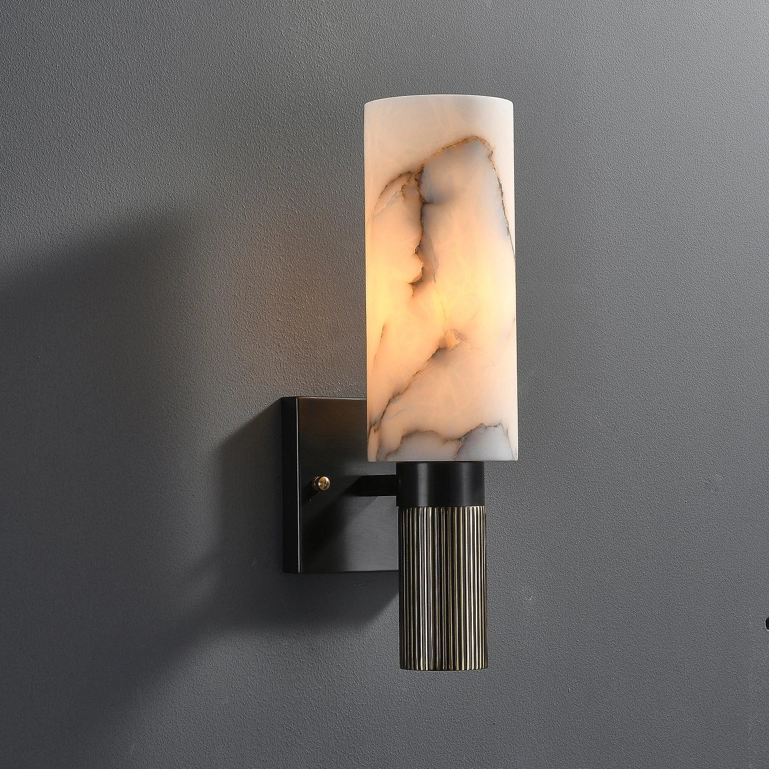 Torch Alabaster Wall Sconce - Image 15