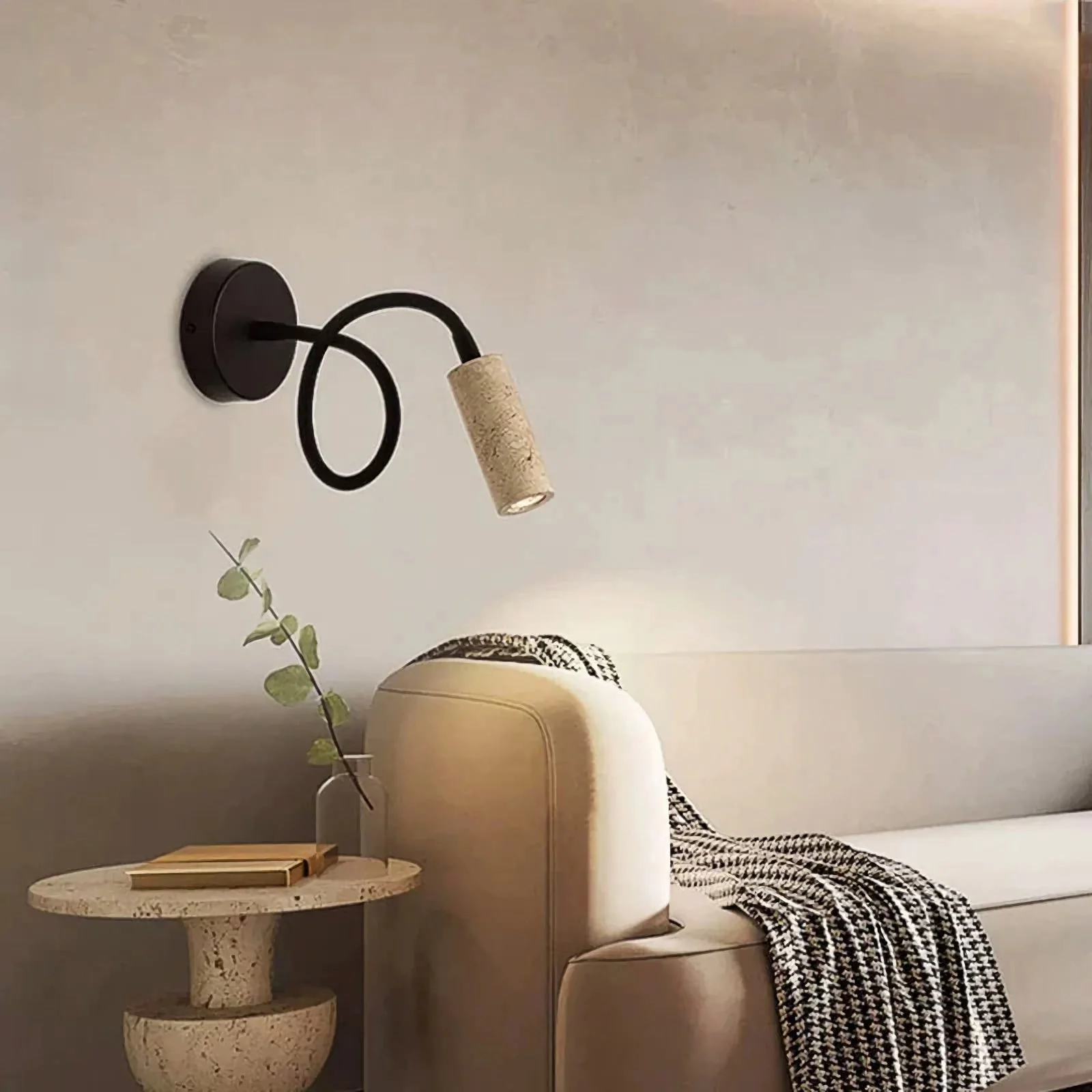 Travertine Adjustable Wall Light - Image 4