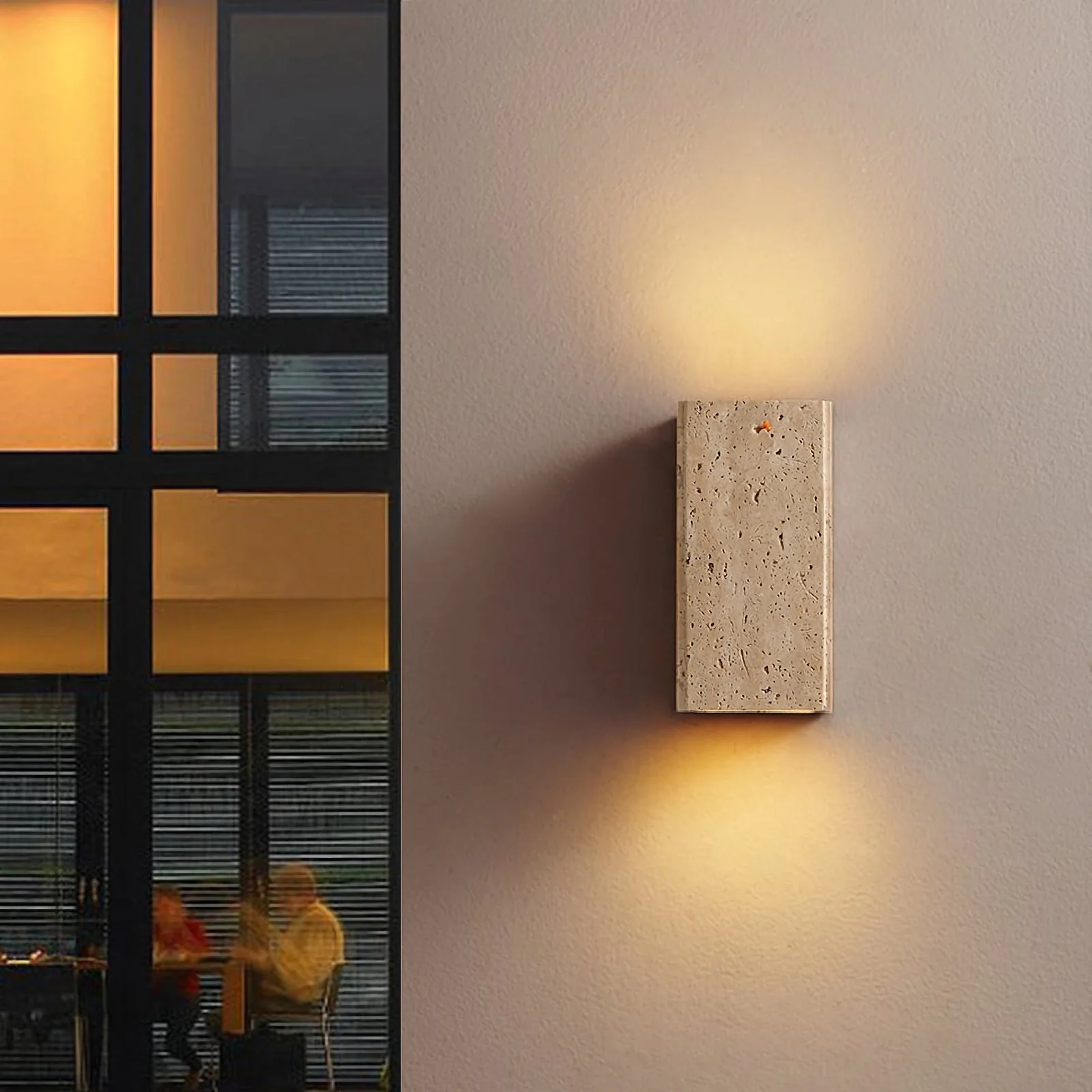 Travertine Outdoor Wall Lights - Image 7