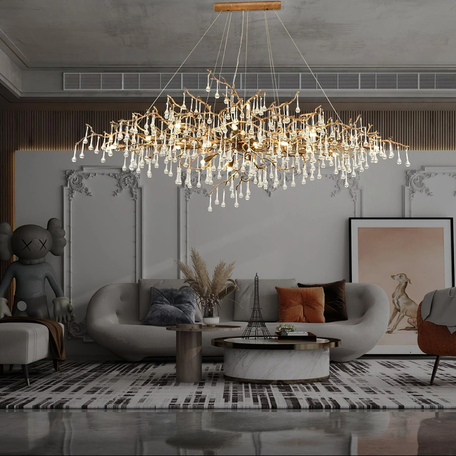 Tree Branch Bijou Crystal Drop Chandelier - Image 15