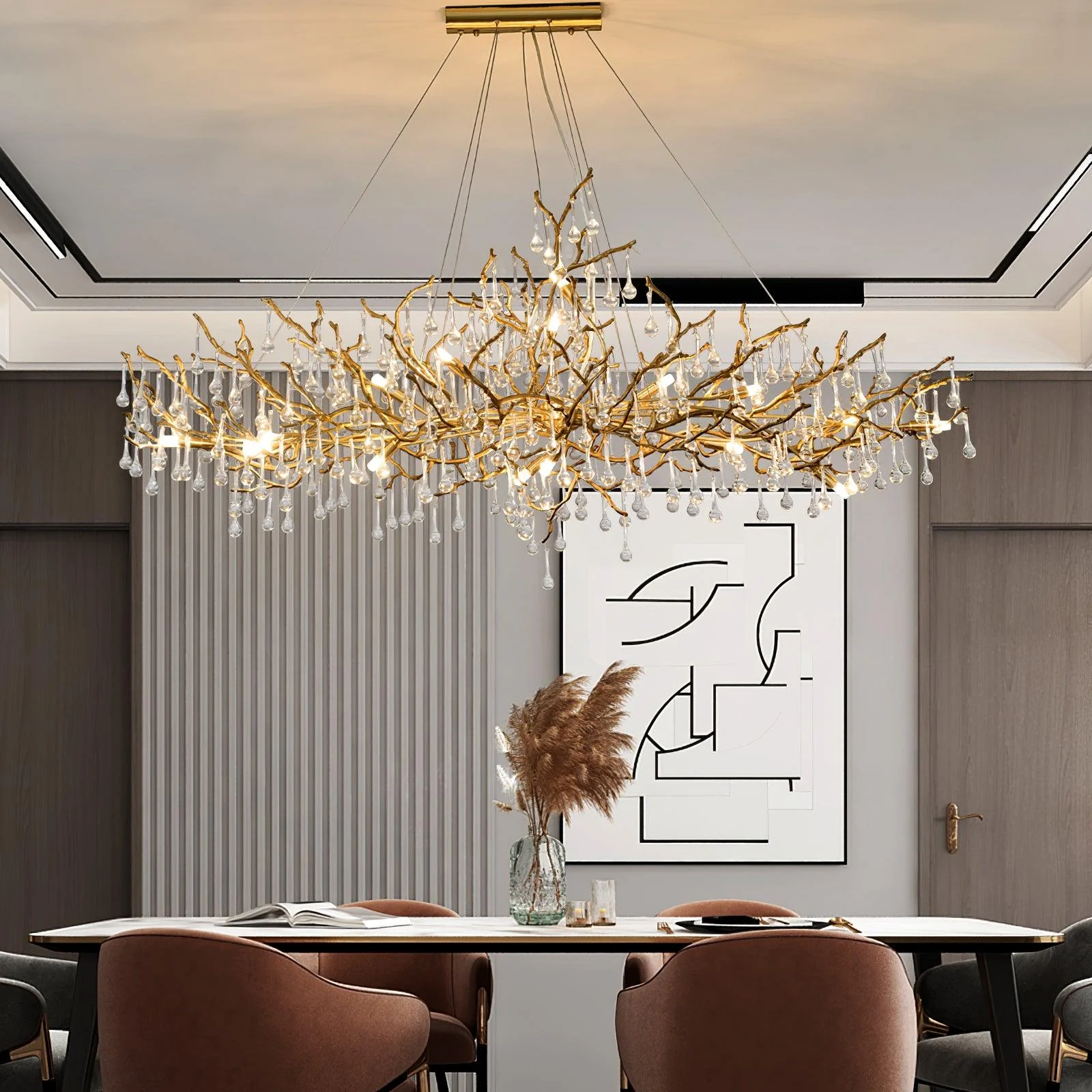 Tree Branch Bijou Crystal Drop Chandelier - Image 5