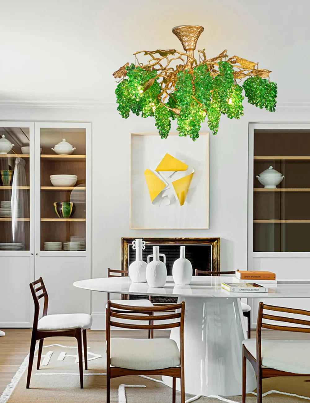 Tree Branch Glass Grape Chandelier - Image 14