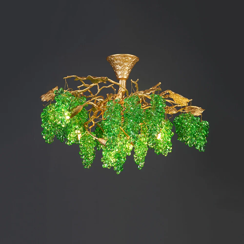 Tree Branch Glass Grape Chandelier - Image 15