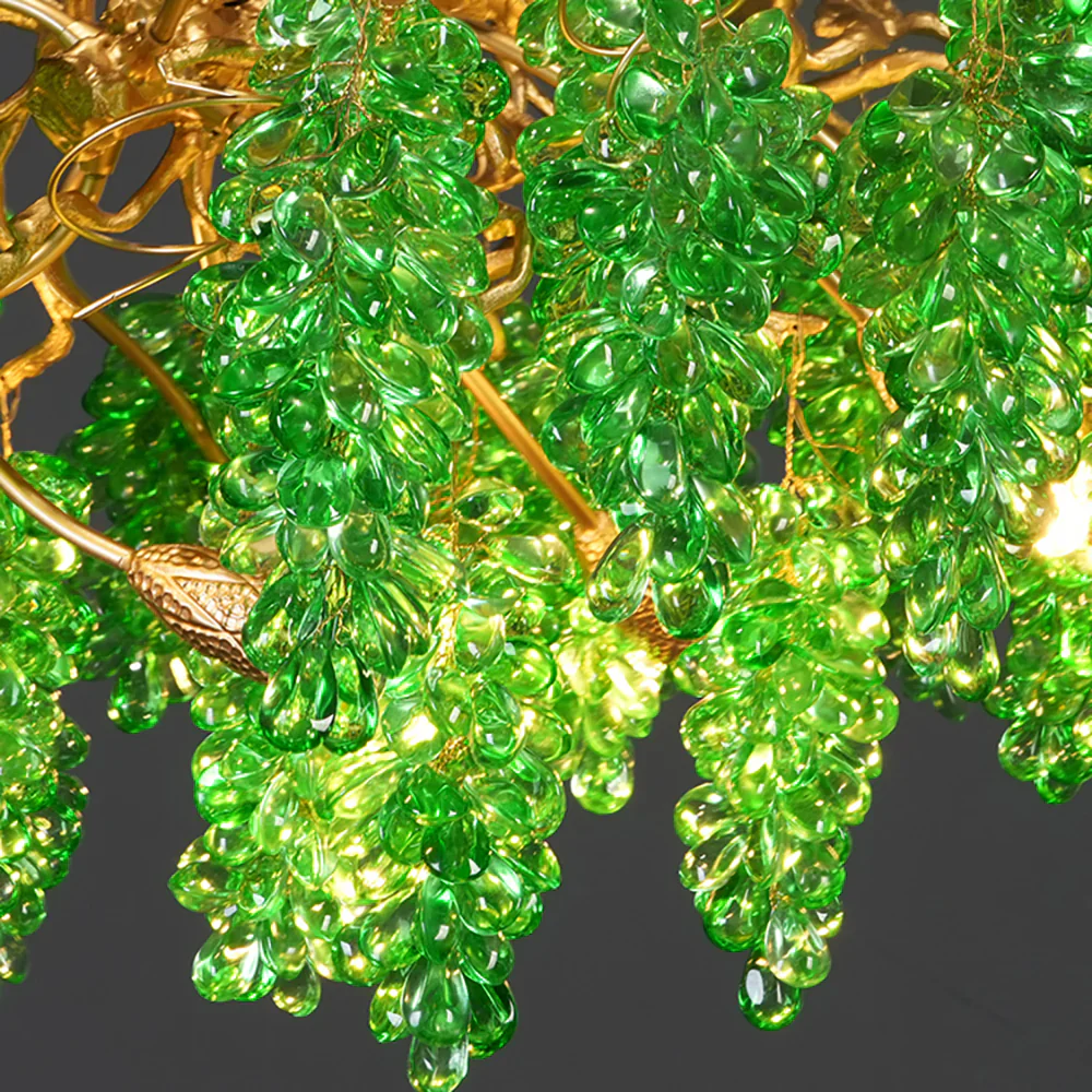 Tree Branch Glass Grape Chandelier - Image 17