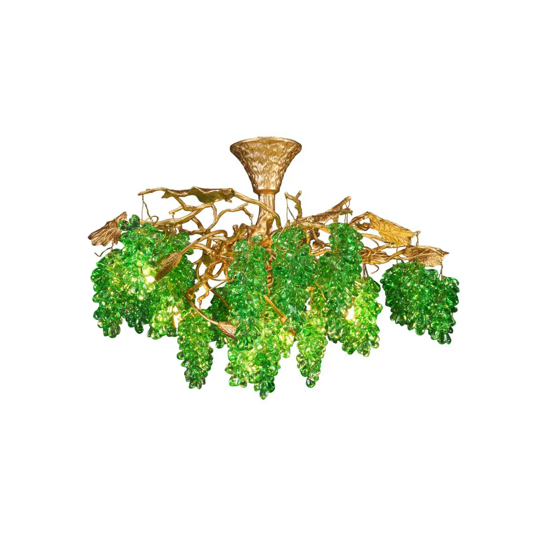 Tree Branch Glass Grape Chandelier - Image 20