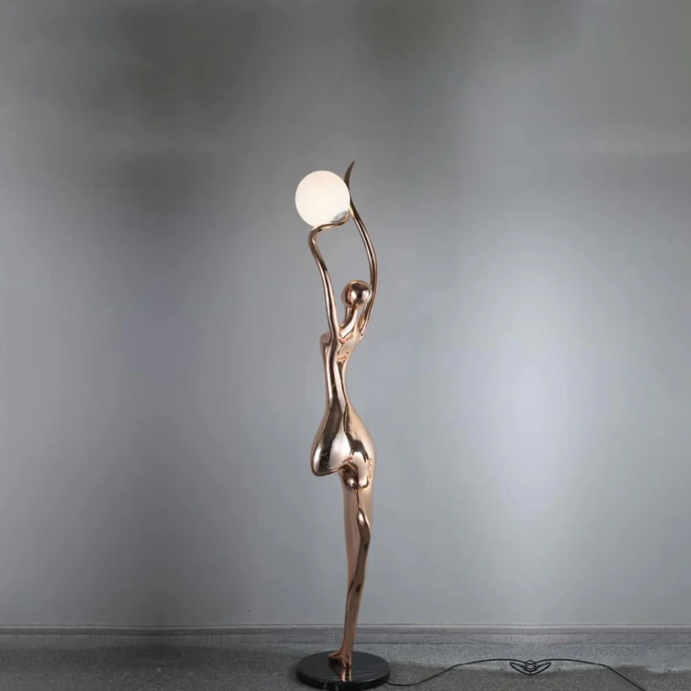 Tree Pose Yoga Sculpture Floor Lamp - Image 13