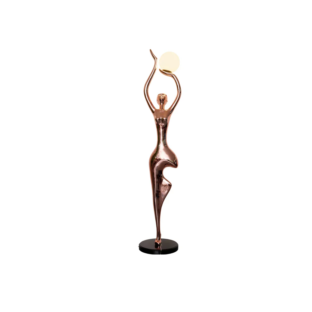 Tree Pose Yoga Sculpture Floor Lamp - Image 14