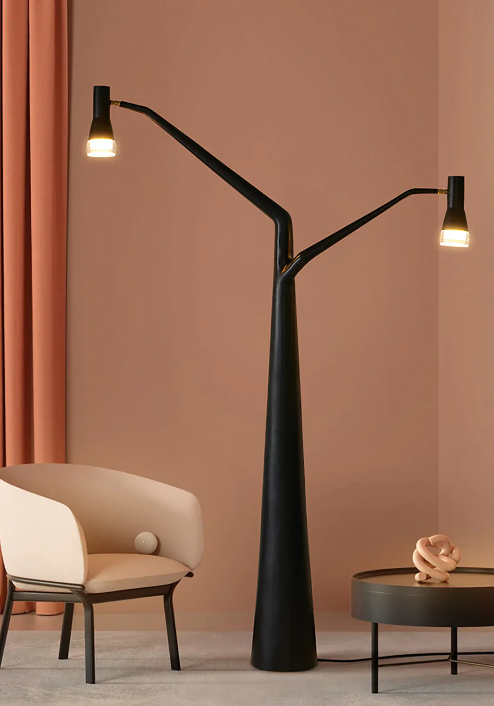 Tree Shape Sculpture Floor Lamp - Image 5