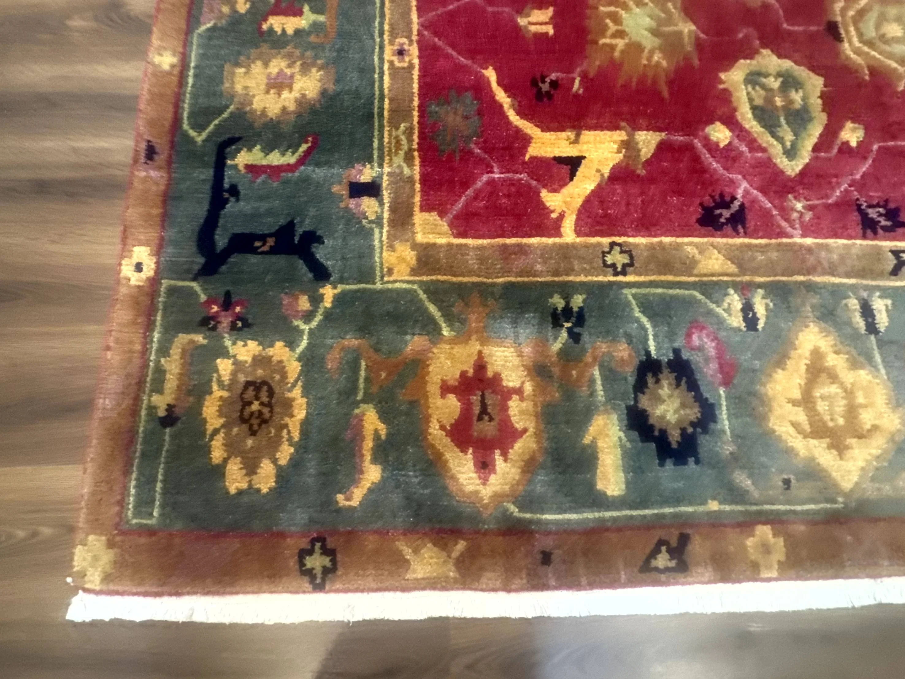 Tufenkian Rug 8x10, Tibetan Room Sized Carpet, Soft Thick Wool Pile - Image 8
