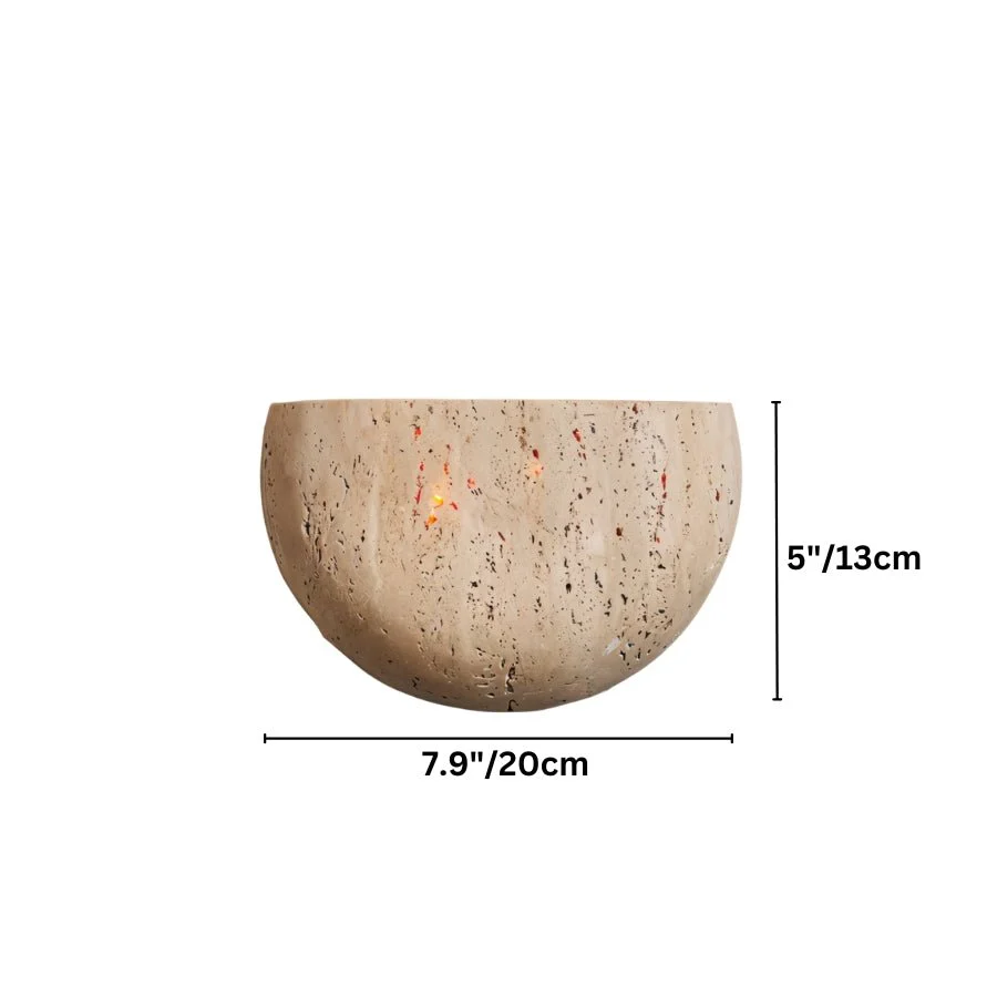 Valta Travertine Wall Lamp - Image 11