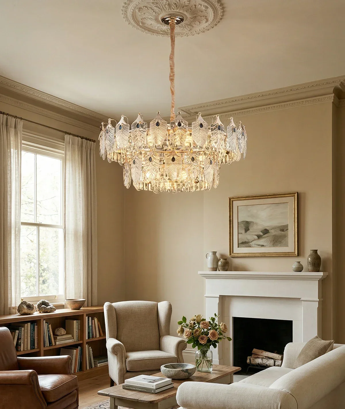 Veneto Modern Elegant Crystal Chandelier - Image 2