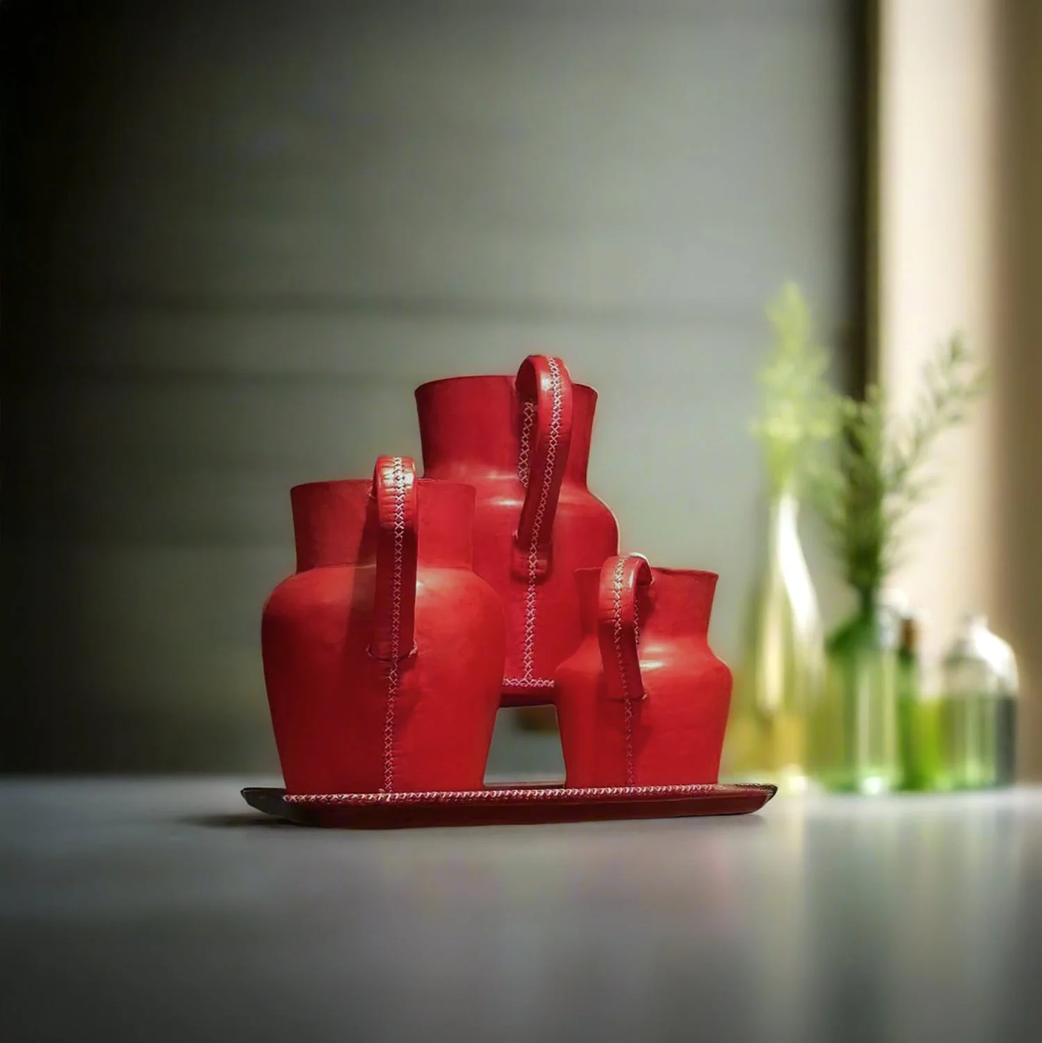 Verano | Leather Carafe Set (3)