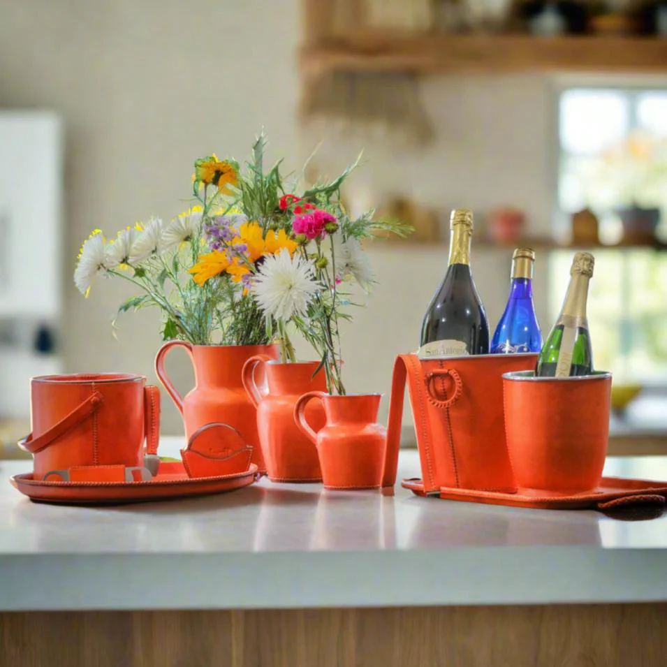 Verano | Leather Carafe Set (3) - Image 3