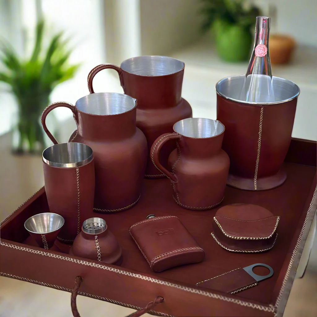 Verano | Leather Carafe Set (3) - Image 5