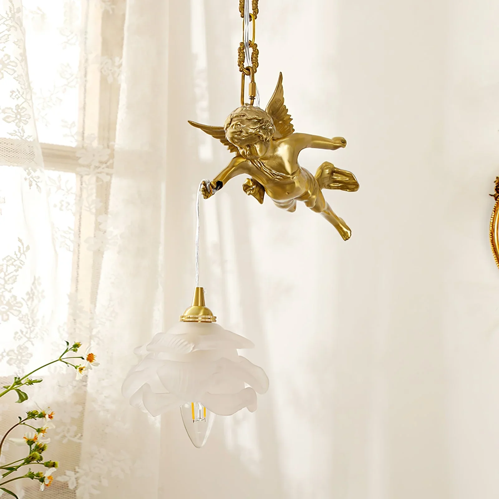 Vintage Angel Pendant Light - Image 3