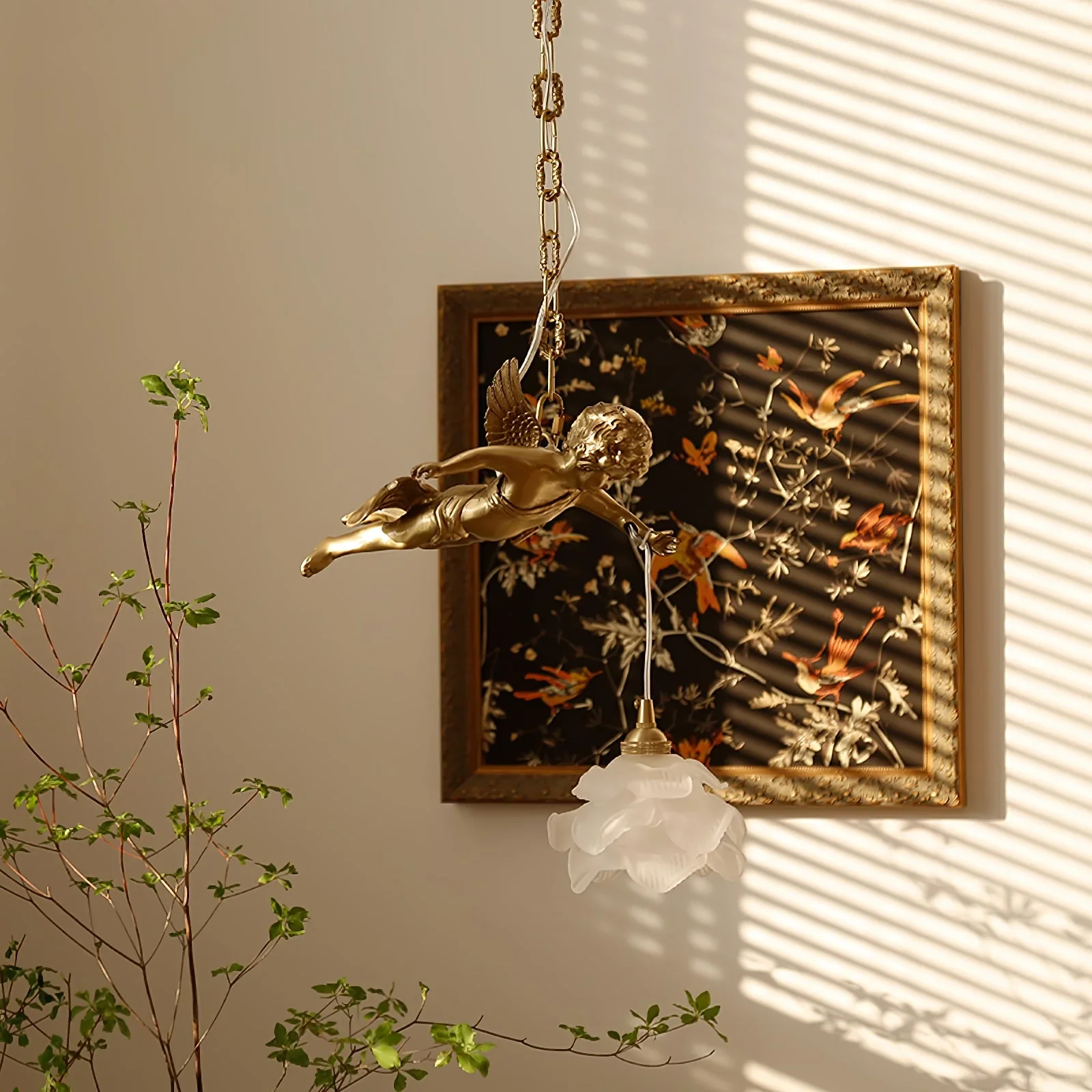 Vintage Angel Pendant Light - Image 4