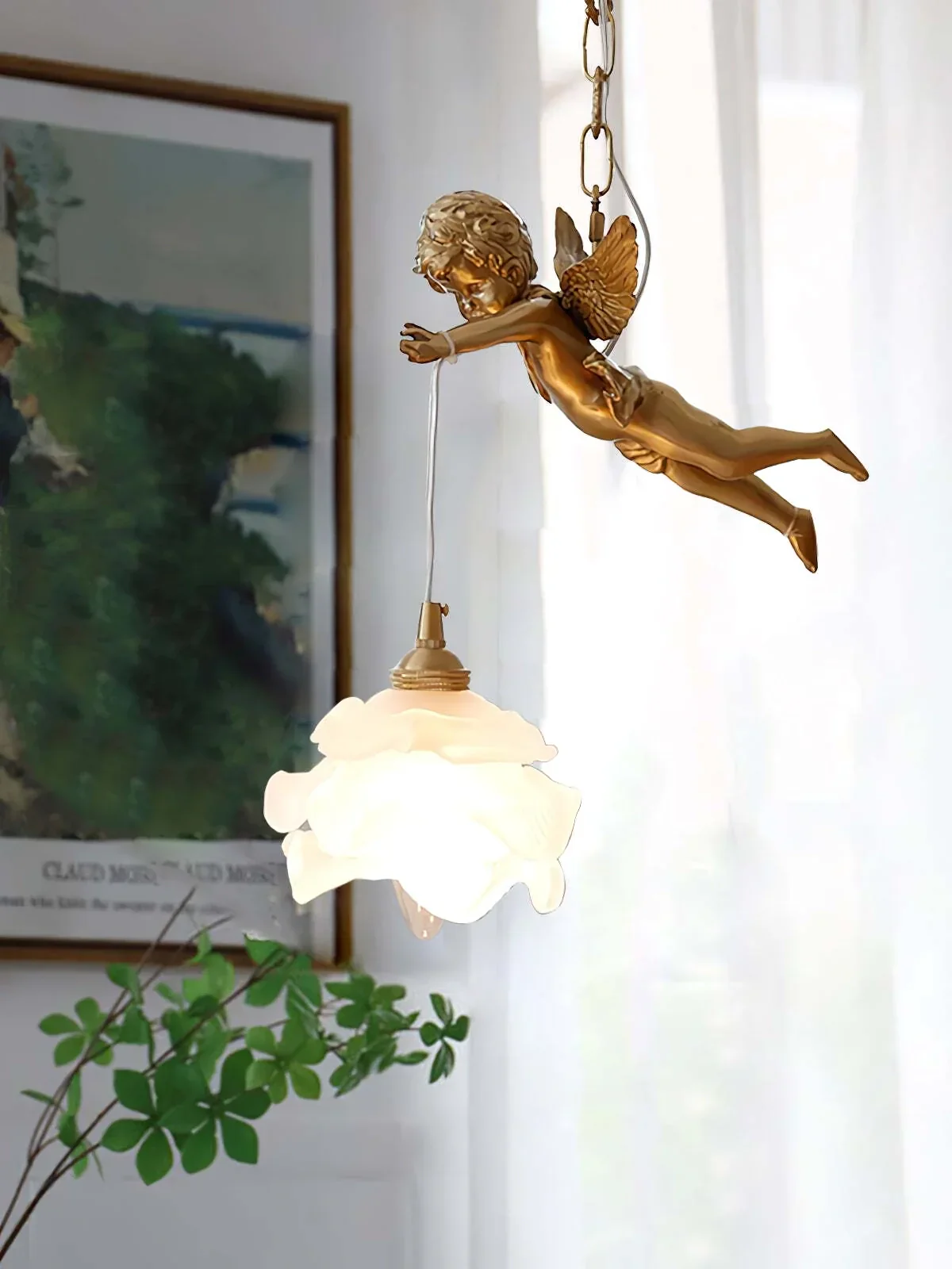 Vintage Angel Pendant Light - Image 9
