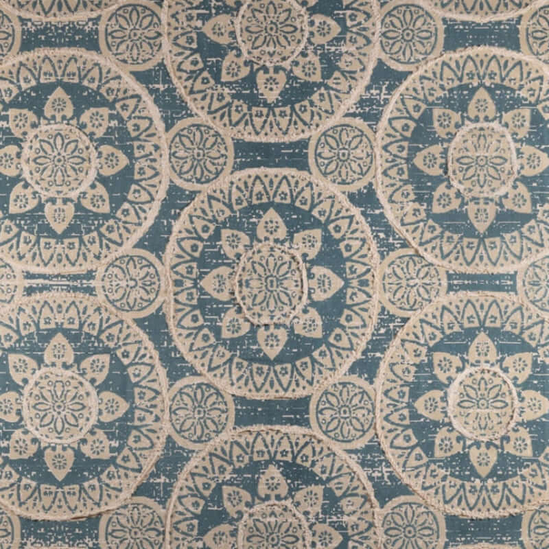Vintage Boho Sun Pattern Handwoven Rug - Image 2
