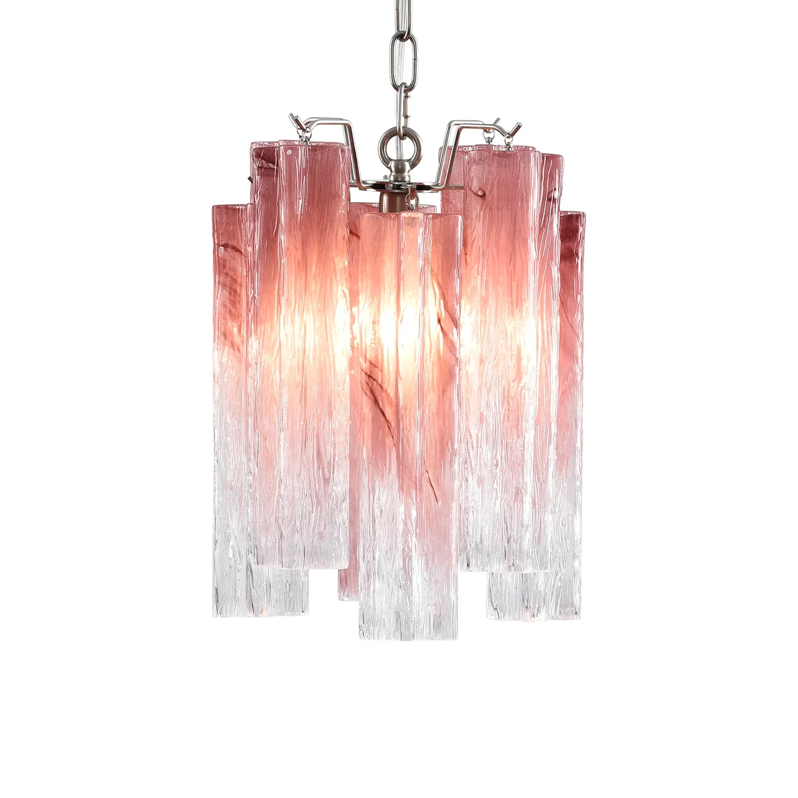 Vintage Gradient Red Murano Chandelier - Image 20