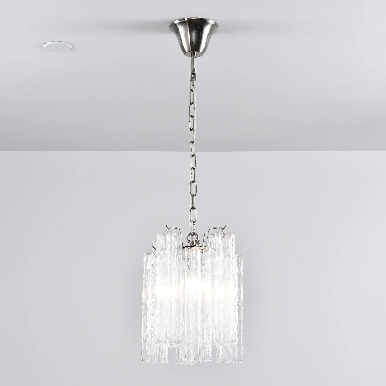 Vintage Transparent Murano Chandelier - Image 3