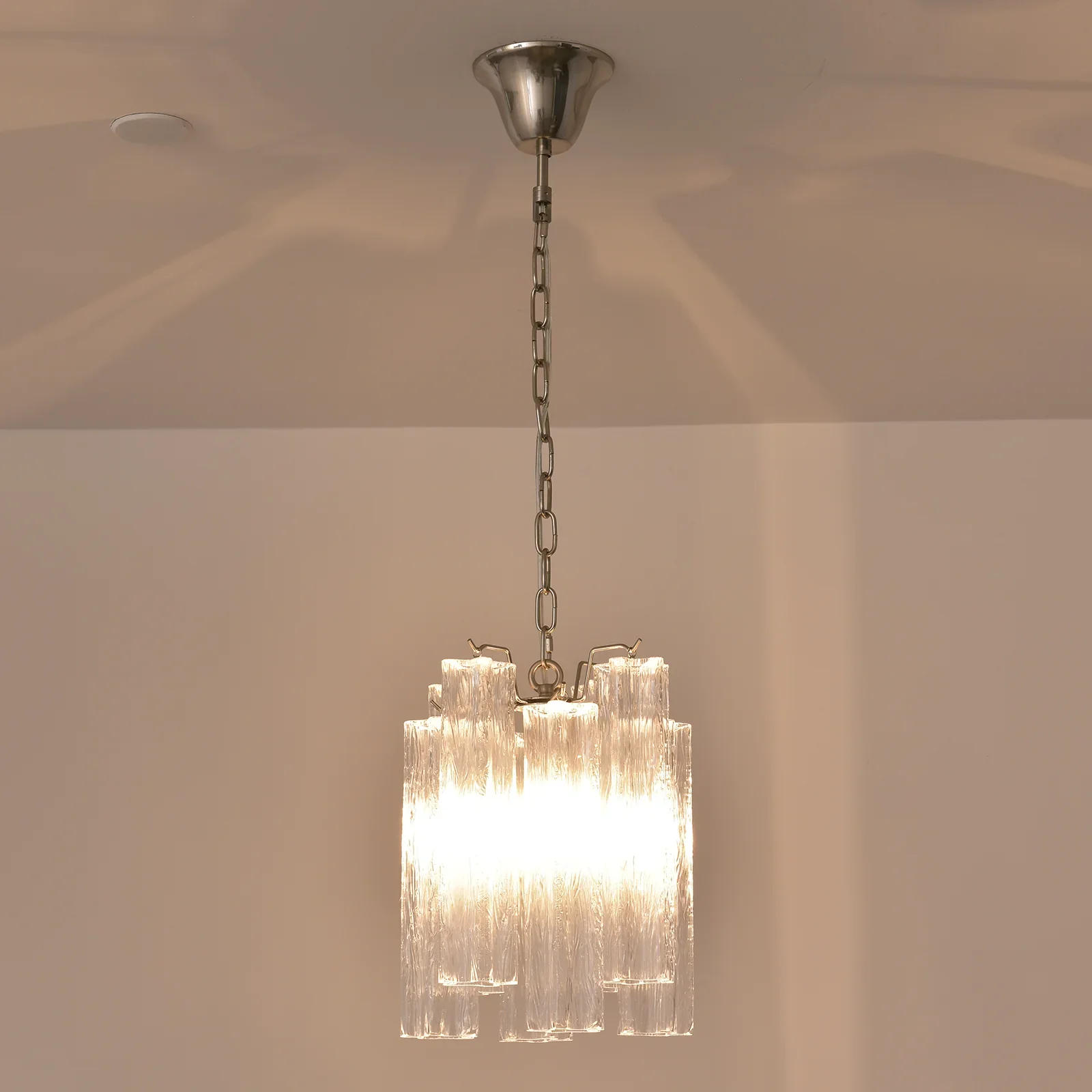 Vintage Transparent Murano Chandelier - Image 4