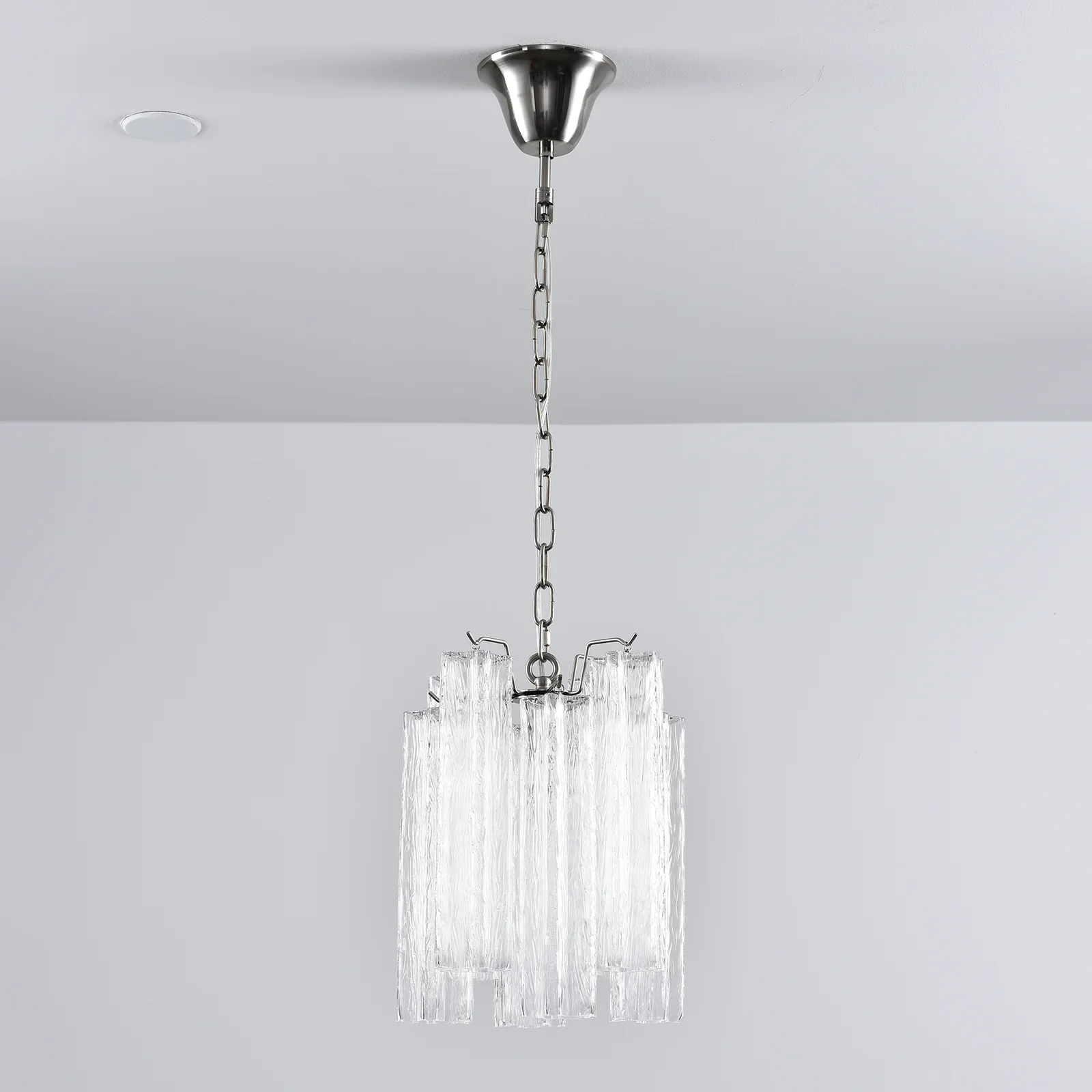 Vintage Transparent Murano Chandelier - Image 6