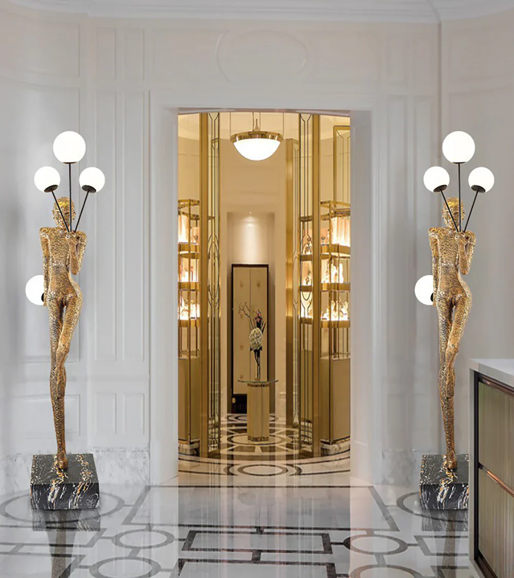 Welcome Sculpture Characters Floor Lamp - Image 10