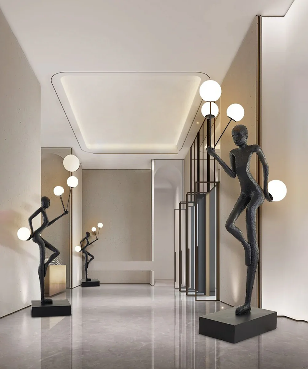 Welcome Sculpture Characters Floor Lamp - Image 6