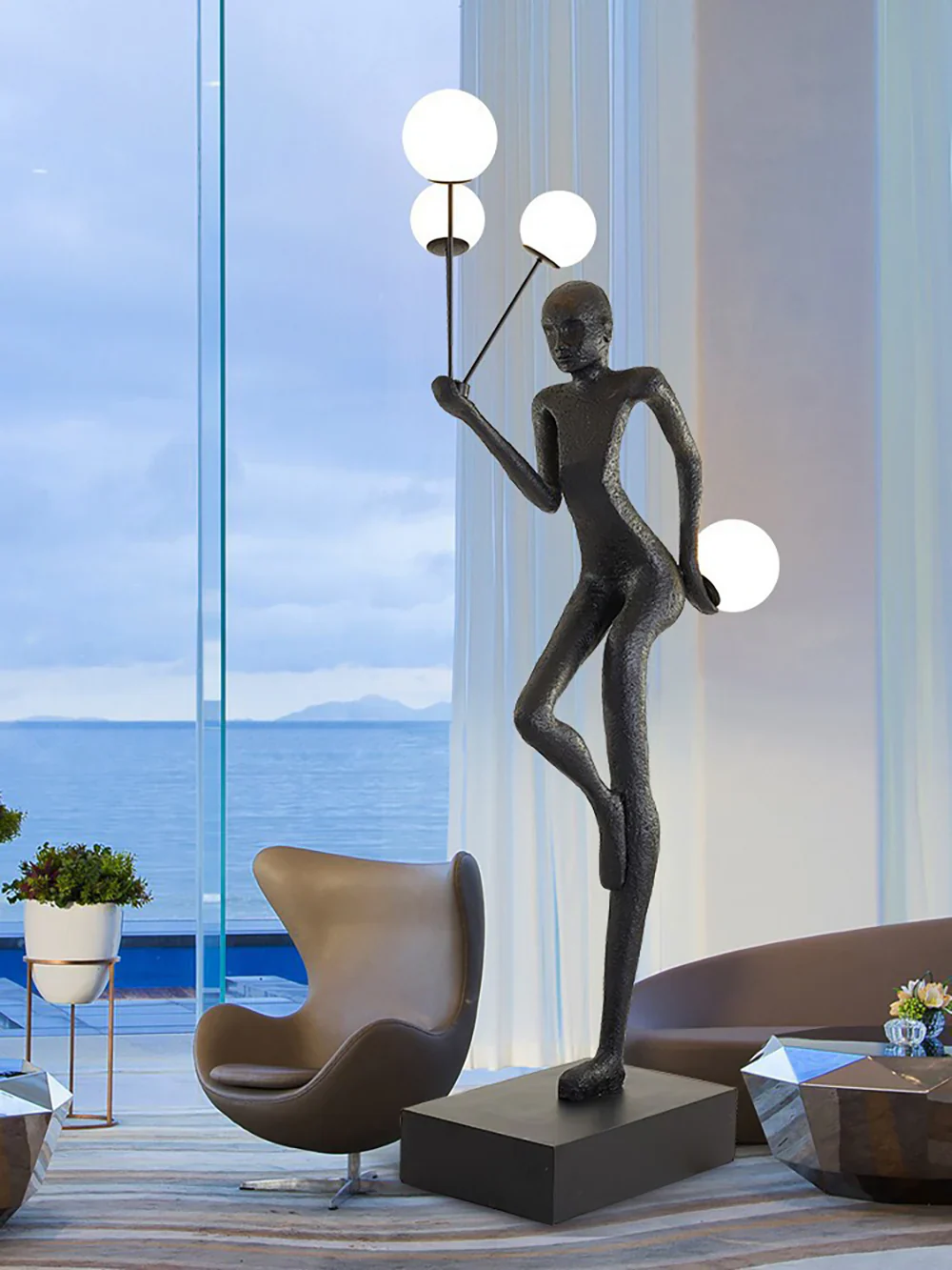 Welcome Sculpture Characters Floor Lamp - Image 8