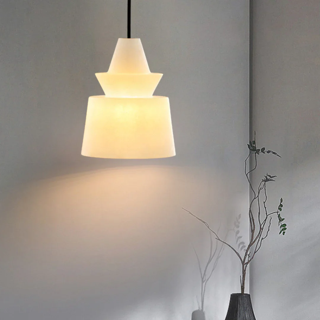 White Alabaster Pendant Light - Image 13