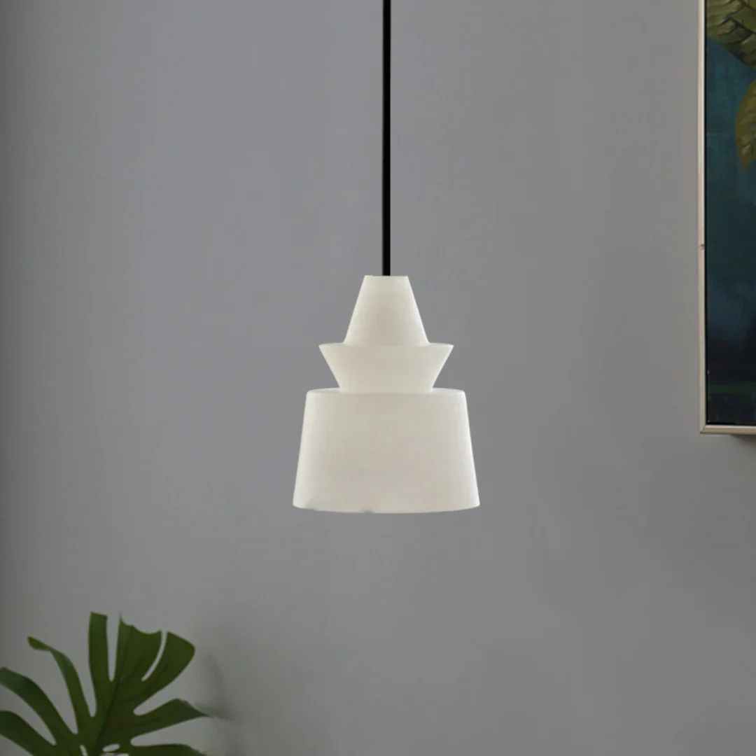 White Alabaster Pendant Light - Image 15