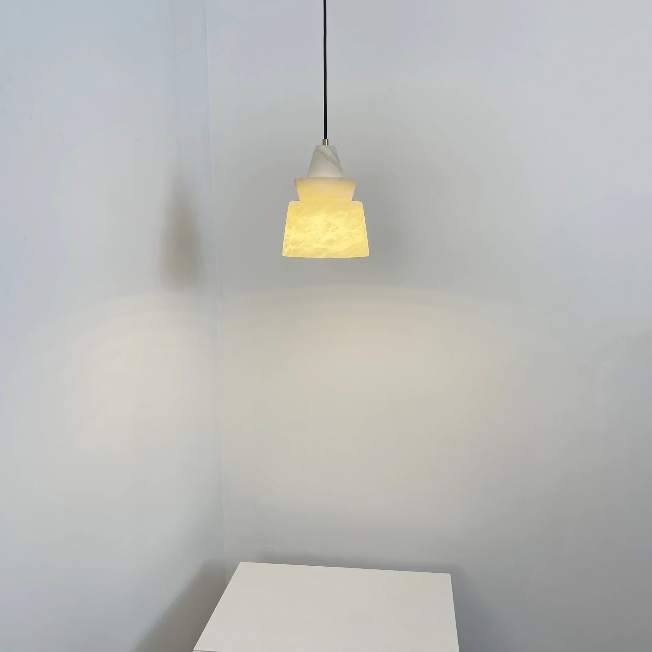 White Alabaster Pendant Light - Image 19
