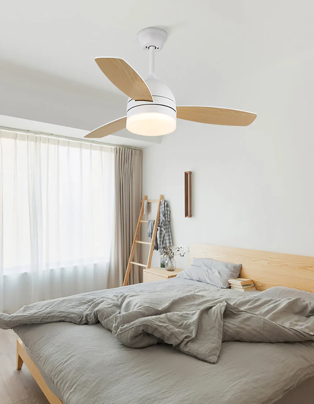 Wood Blade Ceiling Fan Light - Image 10