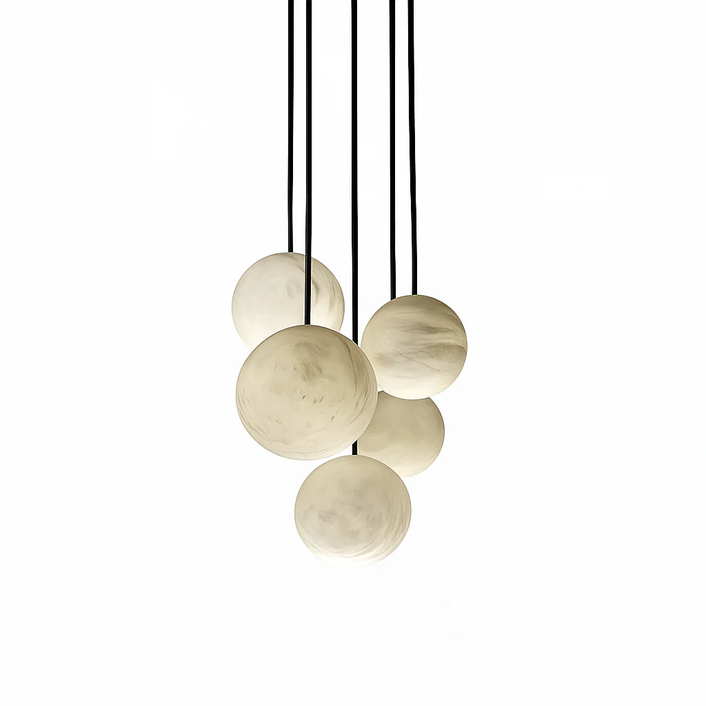 Yue Alabaster Customizeable Chandelier - Image 2