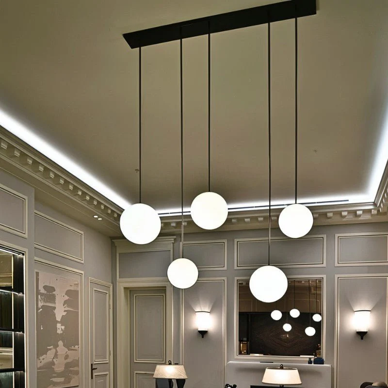 Yue Alabaster Customizeable Chandelier - Image 3