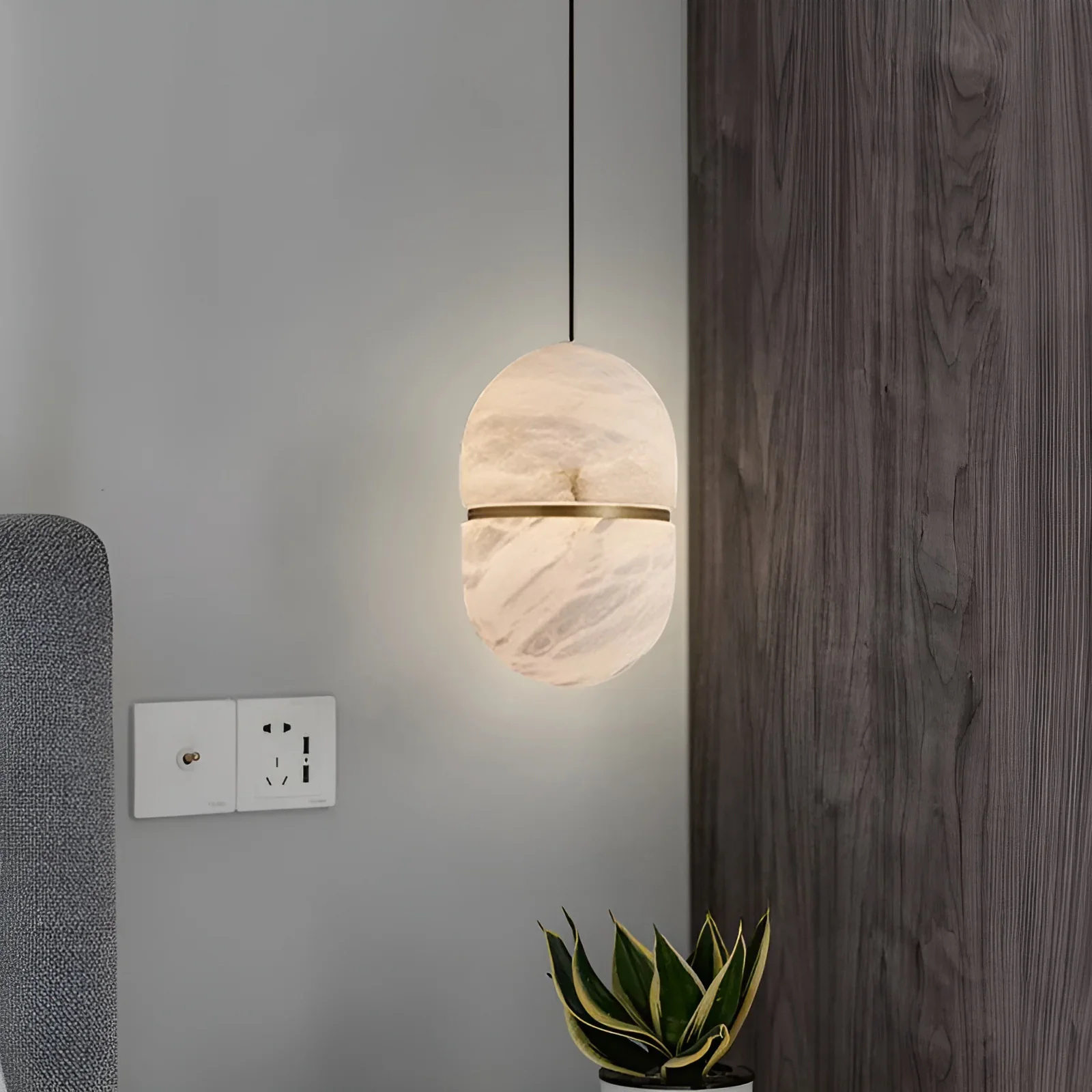 YUM Alabaster Pendant Light - Image 5